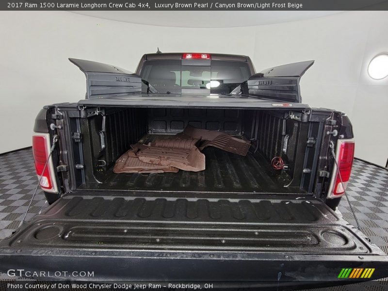 Luxury Brown Pearl / Canyon Brown/Light Frost Beige 2017 Ram 1500 Laramie Longhorn Crew Cab 4x4