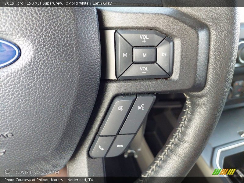 Oxford White / Earth Gray 2019 Ford F150 XLT SuperCrew