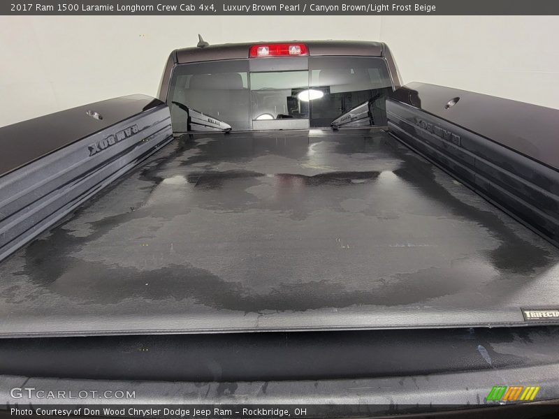 Luxury Brown Pearl / Canyon Brown/Light Frost Beige 2017 Ram 1500 Laramie Longhorn Crew Cab 4x4