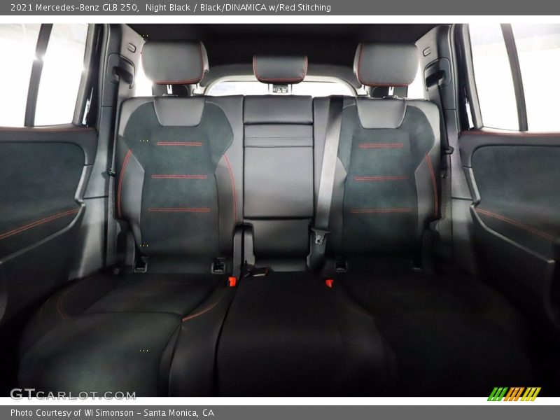 Night Black / Black/DINAMICA w/Red Stitching 2021 Mercedes-Benz GLB 250
