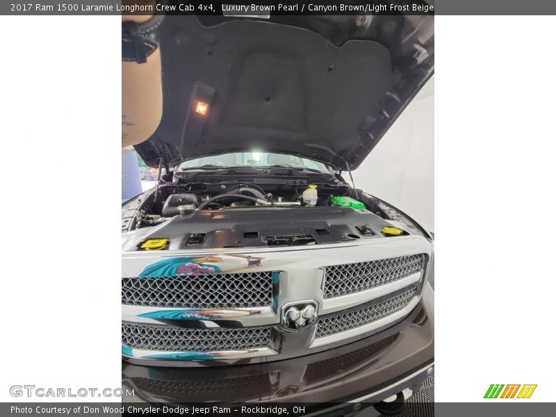 Luxury Brown Pearl / Canyon Brown/Light Frost Beige 2017 Ram 1500 Laramie Longhorn Crew Cab 4x4