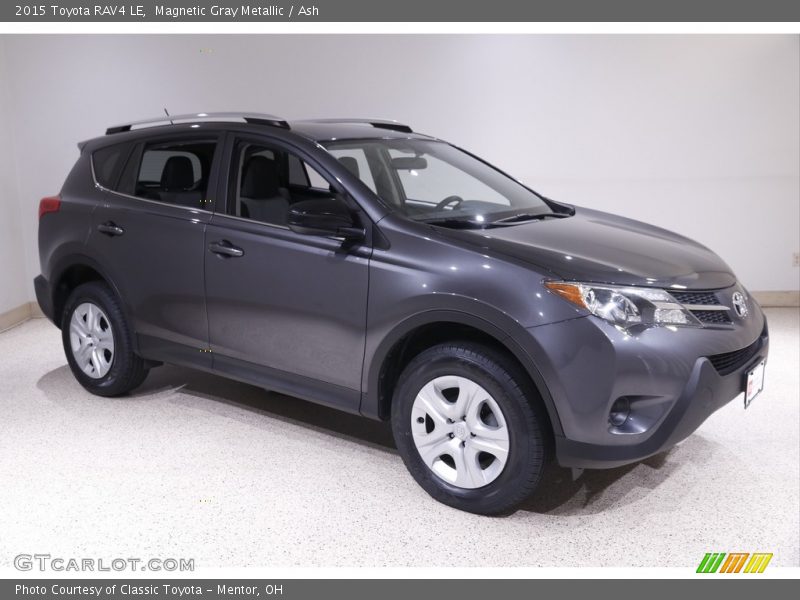 Magnetic Gray Metallic / Ash 2015 Toyota RAV4 LE