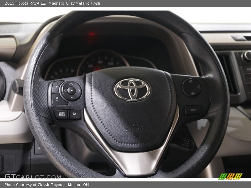 Magnetic Gray Metallic / Ash 2015 Toyota RAV4 LE