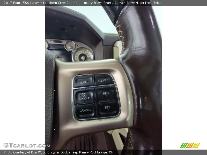 Luxury Brown Pearl / Canyon Brown/Light Frost Beige 2017 Ram 1500 Laramie Longhorn Crew Cab 4x4