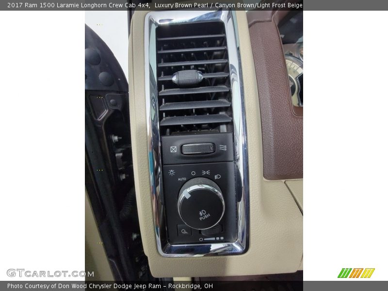 Luxury Brown Pearl / Canyon Brown/Light Frost Beige 2017 Ram 1500 Laramie Longhorn Crew Cab 4x4