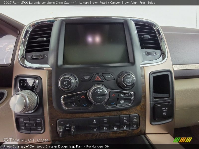 Luxury Brown Pearl / Canyon Brown/Light Frost Beige 2017 Ram 1500 Laramie Longhorn Crew Cab 4x4