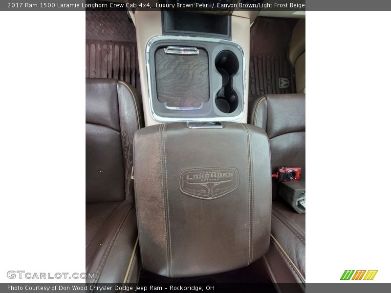 Luxury Brown Pearl / Canyon Brown/Light Frost Beige 2017 Ram 1500 Laramie Longhorn Crew Cab 4x4