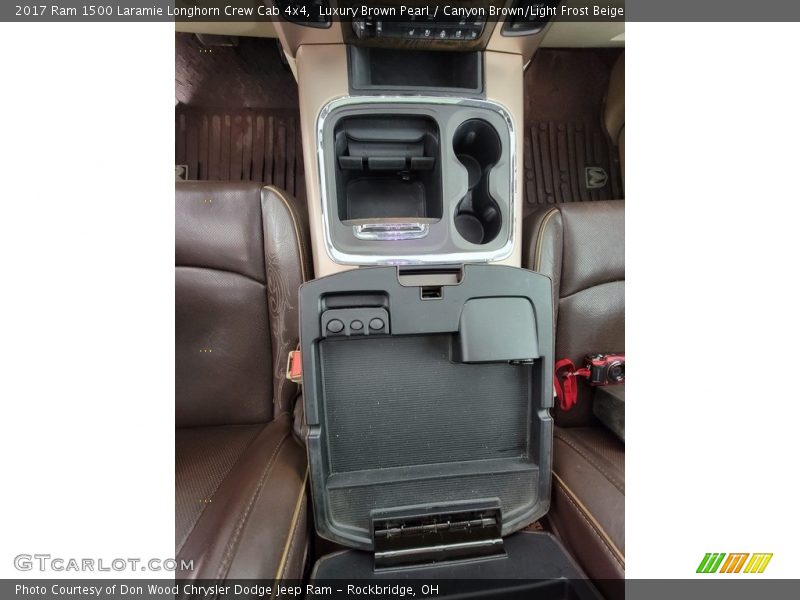 Luxury Brown Pearl / Canyon Brown/Light Frost Beige 2017 Ram 1500 Laramie Longhorn Crew Cab 4x4