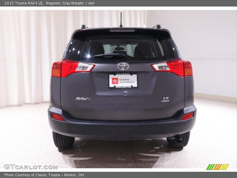 Magnetic Gray Metallic / Ash 2015 Toyota RAV4 LE