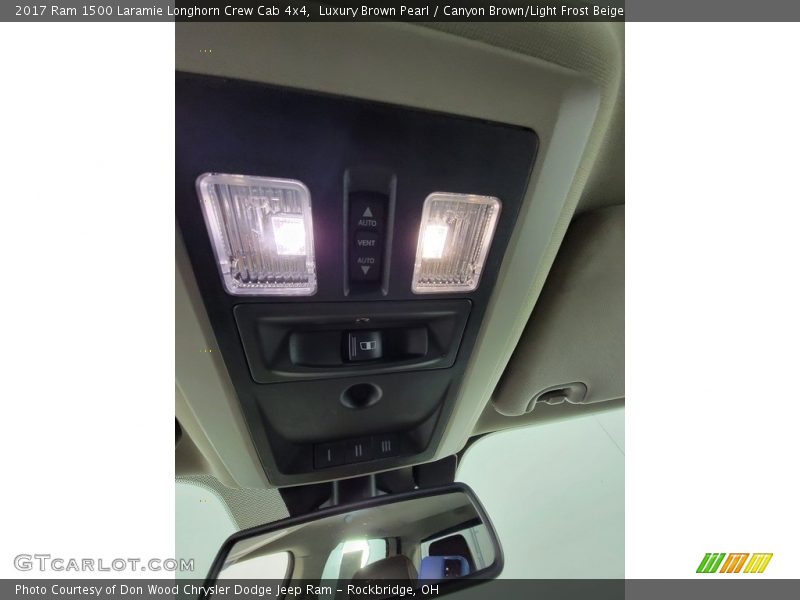 Luxury Brown Pearl / Canyon Brown/Light Frost Beige 2017 Ram 1500 Laramie Longhorn Crew Cab 4x4