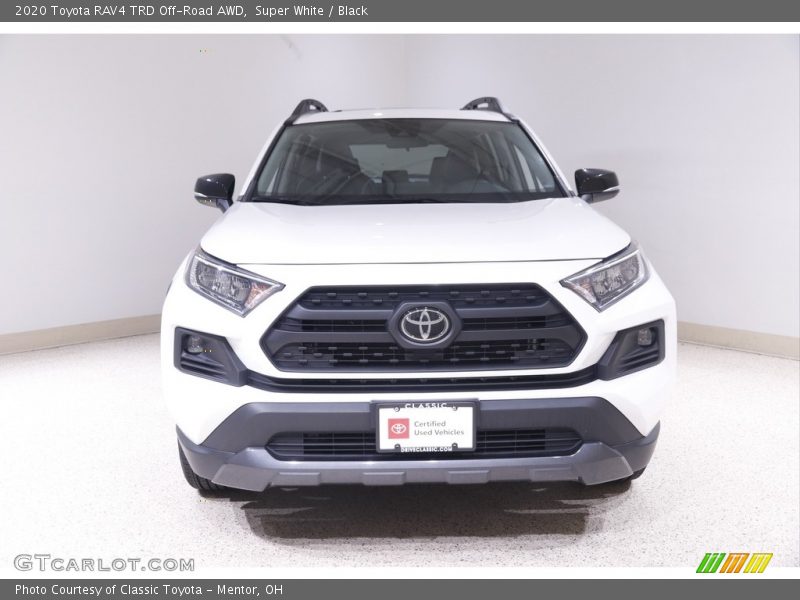 Super White / Black 2020 Toyota RAV4 TRD Off-Road AWD