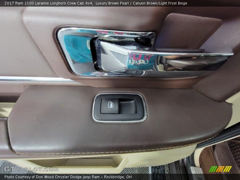 Luxury Brown Pearl / Canyon Brown/Light Frost Beige 2017 Ram 1500 Laramie Longhorn Crew Cab 4x4