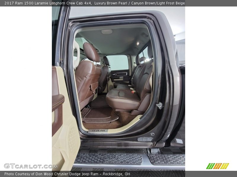 Luxury Brown Pearl / Canyon Brown/Light Frost Beige 2017 Ram 1500 Laramie Longhorn Crew Cab 4x4