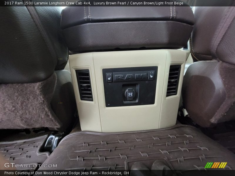 Luxury Brown Pearl / Canyon Brown/Light Frost Beige 2017 Ram 1500 Laramie Longhorn Crew Cab 4x4