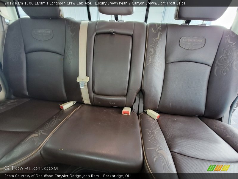 Luxury Brown Pearl / Canyon Brown/Light Frost Beige 2017 Ram 1500 Laramie Longhorn Crew Cab 4x4