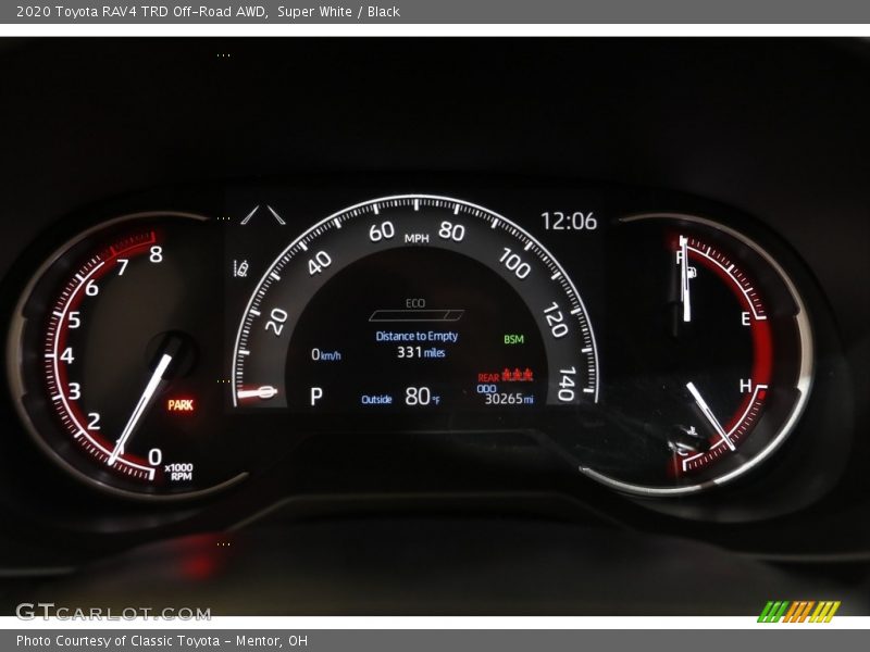  2020 RAV4 TRD Off-Road AWD TRD Off-Road AWD Gauges