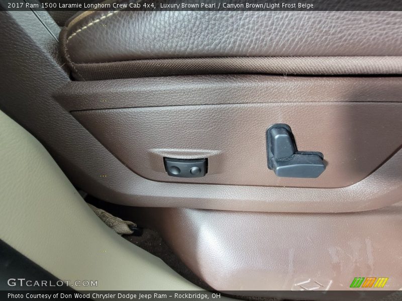 Luxury Brown Pearl / Canyon Brown/Light Frost Beige 2017 Ram 1500 Laramie Longhorn Crew Cab 4x4