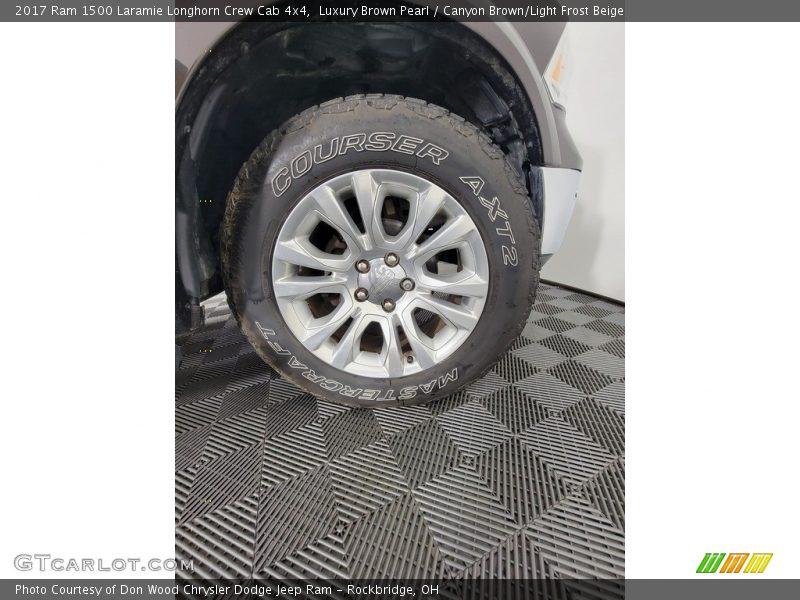 Luxury Brown Pearl / Canyon Brown/Light Frost Beige 2017 Ram 1500 Laramie Longhorn Crew Cab 4x4
