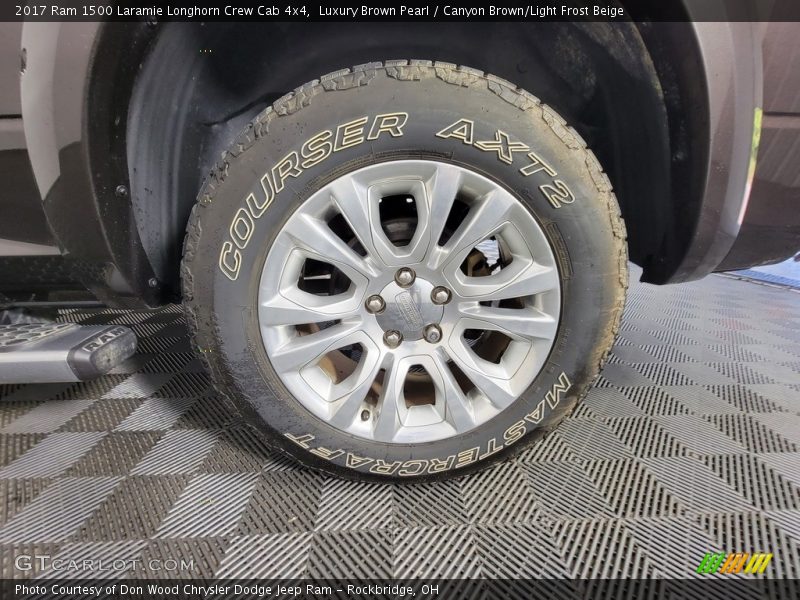 Luxury Brown Pearl / Canyon Brown/Light Frost Beige 2017 Ram 1500 Laramie Longhorn Crew Cab 4x4