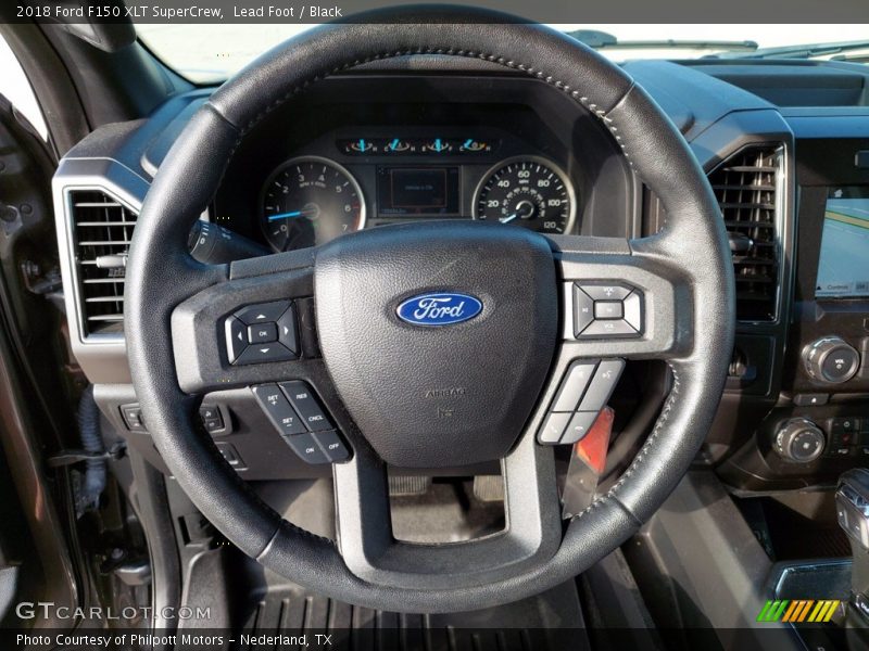 Lead Foot / Black 2018 Ford F150 XLT SuperCrew