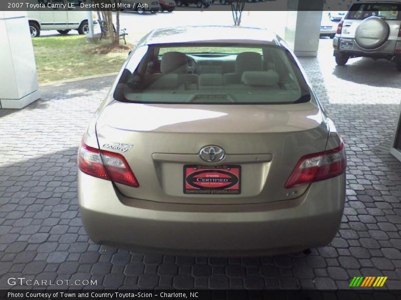 Desert Sand Mica / Ash 2007 Toyota Camry LE