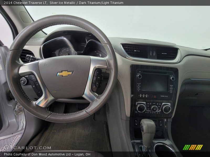 Silver Ice Metallic / Dark Titanium/Light Titanium 2014 Chevrolet Traverse LT