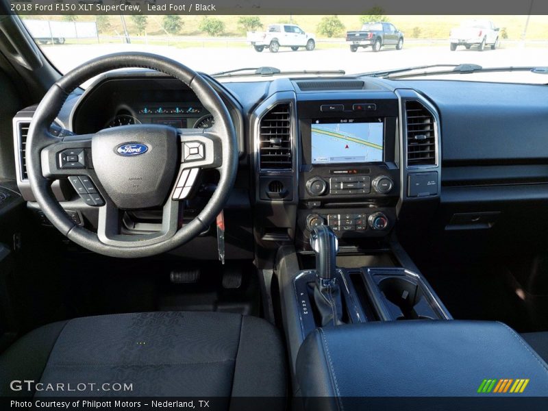 Lead Foot / Black 2018 Ford F150 XLT SuperCrew