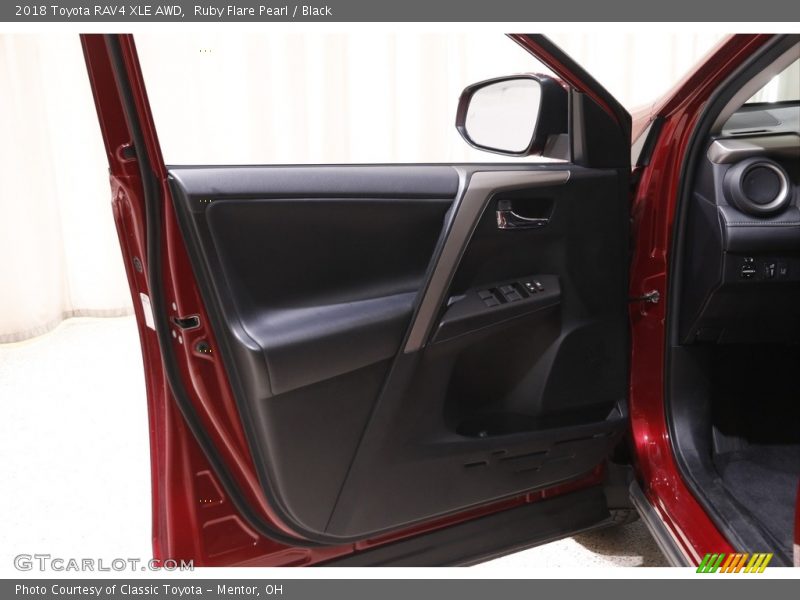 Ruby Flare Pearl / Black 2018 Toyota RAV4 XLE AWD