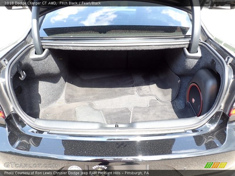 Pitch Black / Pearl/Black 2018 Dodge Charger GT AWD