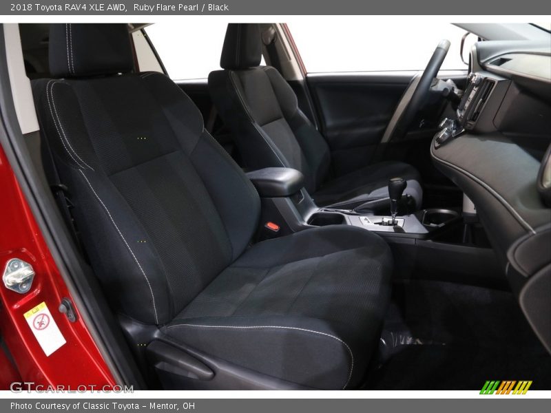 Ruby Flare Pearl / Black 2018 Toyota RAV4 XLE AWD
