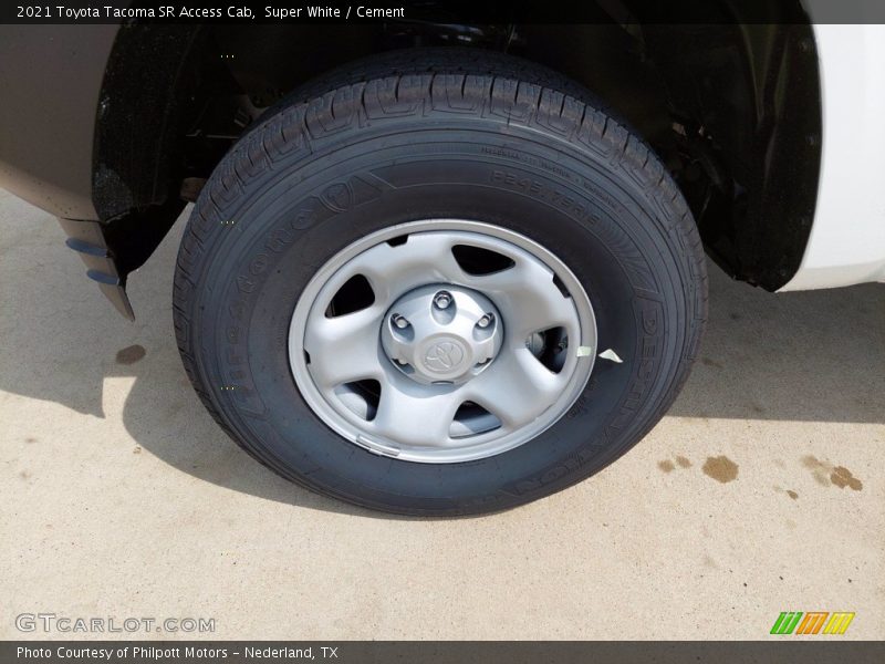 Super White / Cement 2021 Toyota Tacoma SR Access Cab
