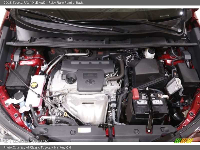 Ruby Flare Pearl / Black 2018 Toyota RAV4 XLE AWD