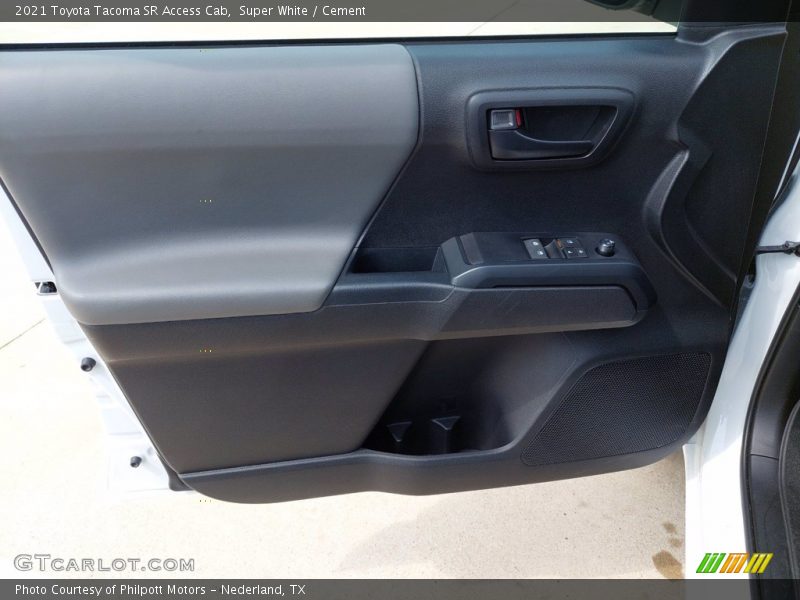 Door Panel of 2021 Tacoma SR Access Cab