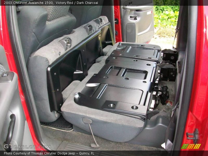Victory Red / Dark Charcoal 2003 Chevrolet Avalanche 1500