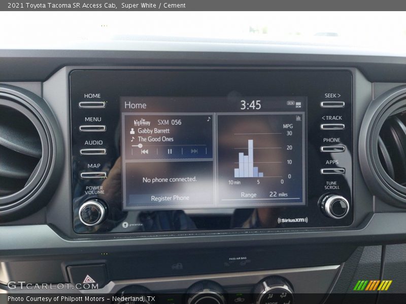 Audio System of 2021 Tacoma SR Access Cab