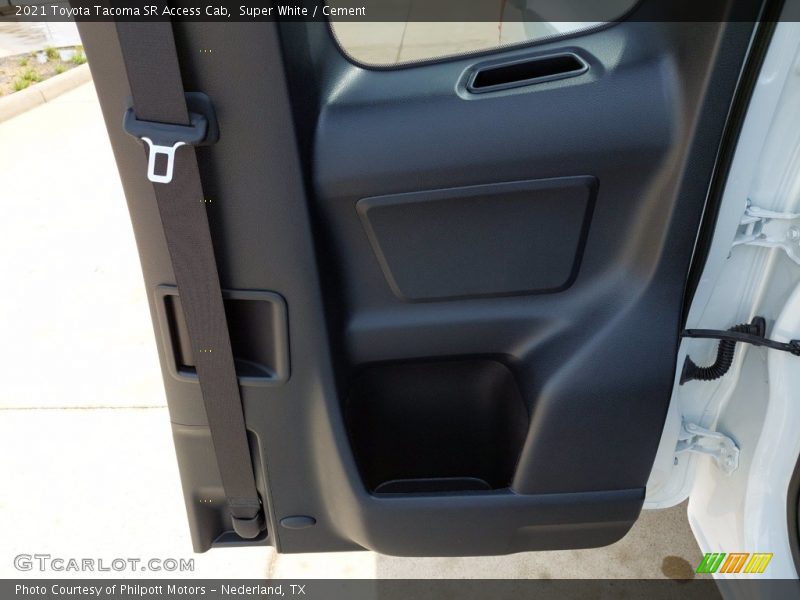 Door Panel of 2021 Tacoma SR Access Cab