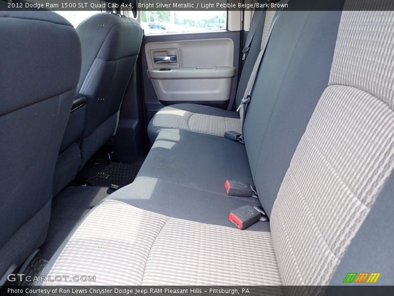 Bright Silver Metallic / Light Pebble Beige/Bark Brown 2012 Dodge Ram 1500 SLT Quad Cab 4x4