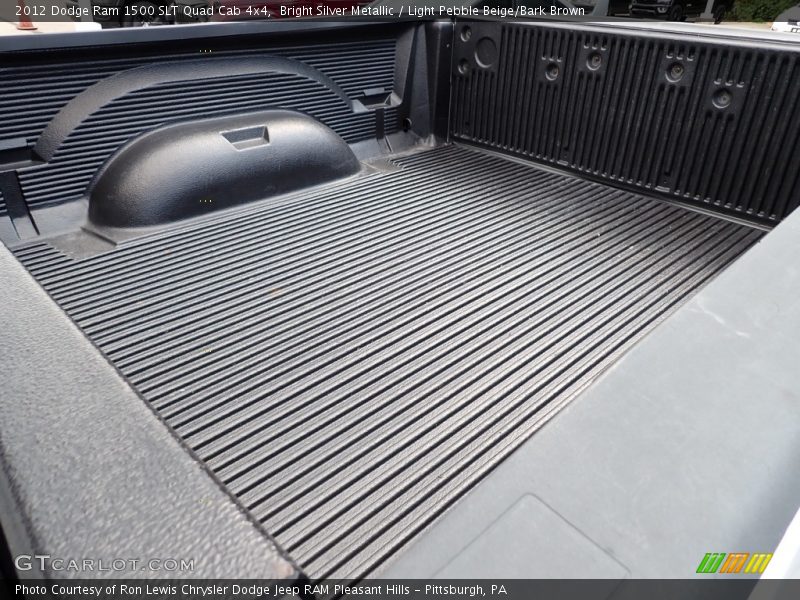 Bright Silver Metallic / Light Pebble Beige/Bark Brown 2012 Dodge Ram 1500 SLT Quad Cab 4x4