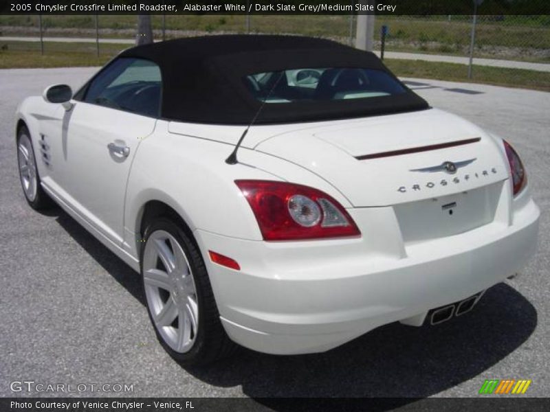 Alabaster White / Dark Slate Grey/Medium Slate Grey 2005 Chrysler Crossfire Limited Roadster