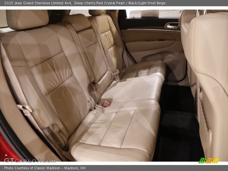 Deep Cherry Red Crystal Pearl / Black/Light Frost Beige 2015 Jeep Grand Cherokee Limited 4x4