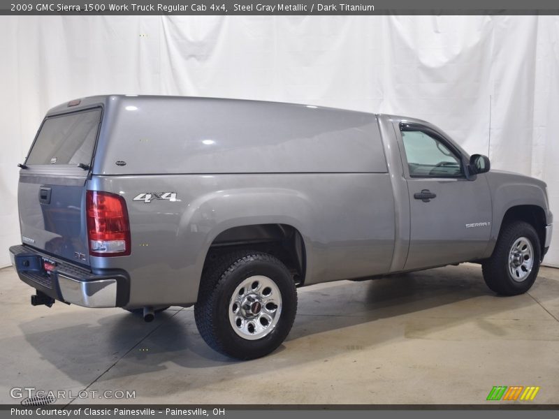 Steel Gray Metallic / Dark Titanium 2009 GMC Sierra 1500 Work Truck Regular Cab 4x4