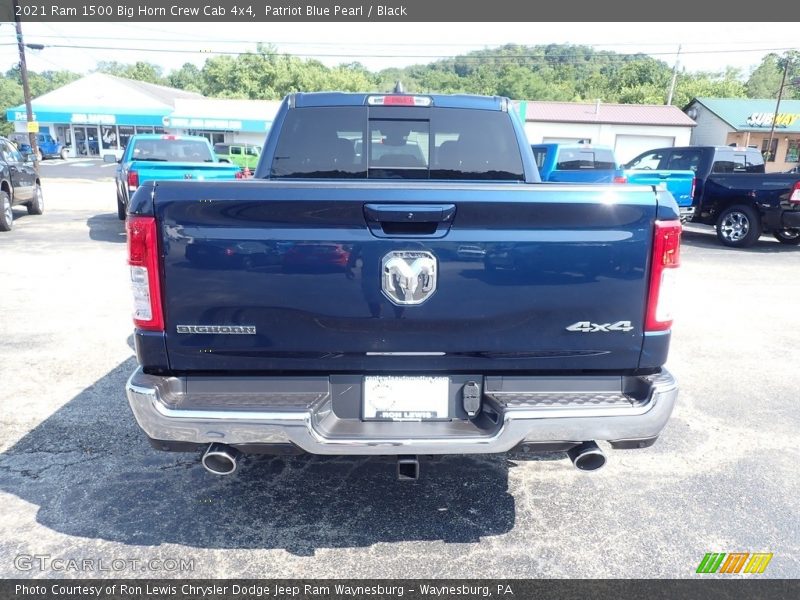 Patriot Blue Pearl / Black 2021 Ram 1500 Big Horn Crew Cab 4x4