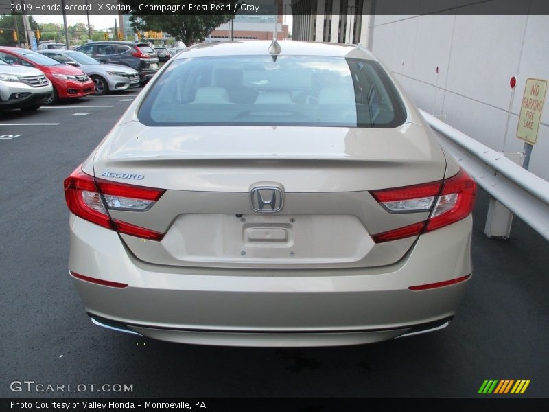 Champagne Frost Pearl / Gray 2019 Honda Accord LX Sedan