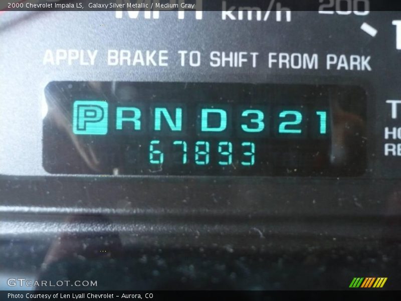 Galaxy Silver Metallic / Medium Gray 2000 Chevrolet Impala LS