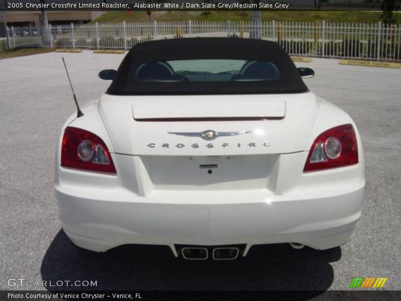 Alabaster White / Dark Slate Grey/Medium Slate Grey 2005 Chrysler Crossfire Limited Roadster