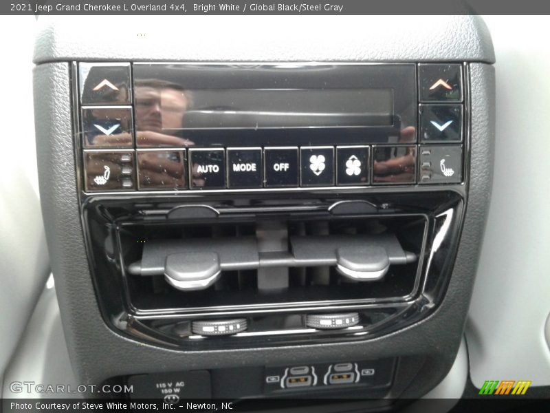Bright White / Global Black/Steel Gray 2021 Jeep Grand Cherokee L Overland 4x4