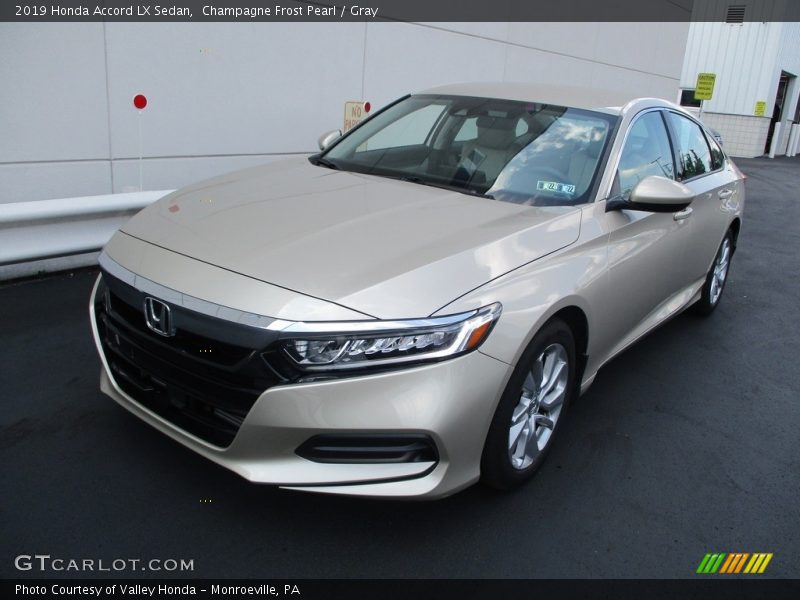 Champagne Frost Pearl / Gray 2019 Honda Accord LX Sedan