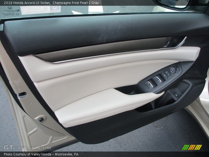 Champagne Frost Pearl / Gray 2019 Honda Accord LX Sedan