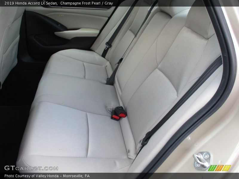 Champagne Frost Pearl / Gray 2019 Honda Accord LX Sedan