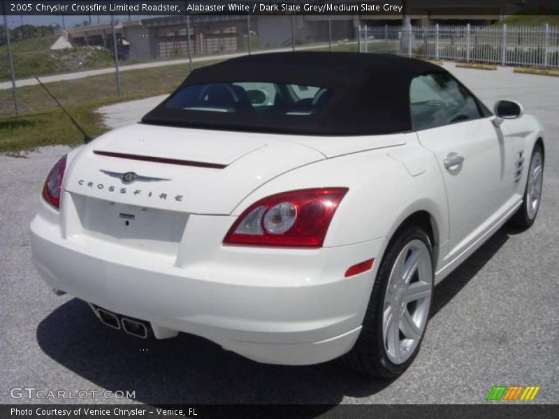 Alabaster White / Dark Slate Grey/Medium Slate Grey 2005 Chrysler Crossfire Limited Roadster
